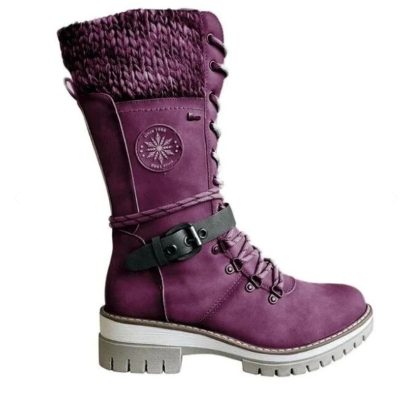 Women's Winter Boots Knitted Cuff Comfortable
