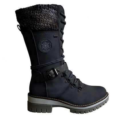 Women's Winter Boots Knitted Cuff Comfortable