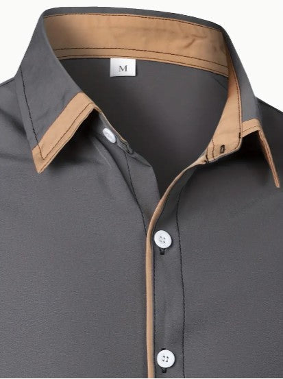 Men's Long Sleeve Casual Shirt Breathable Lightweight