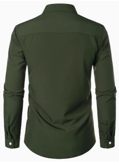 Men's Long Sleeve Casual Shirt Breathable Lightweight