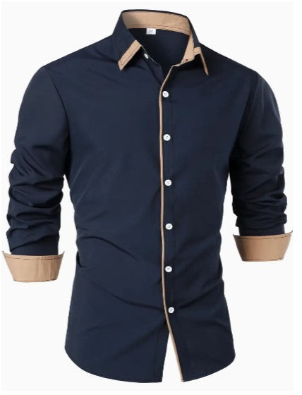 Men's Long Sleeve Casual Shirt Breathable Lightweight