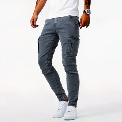 Riley Men's Skinny Cargo Pants - VibreMode