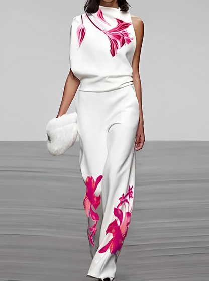 Women's 2 Piece Floral Dress Set