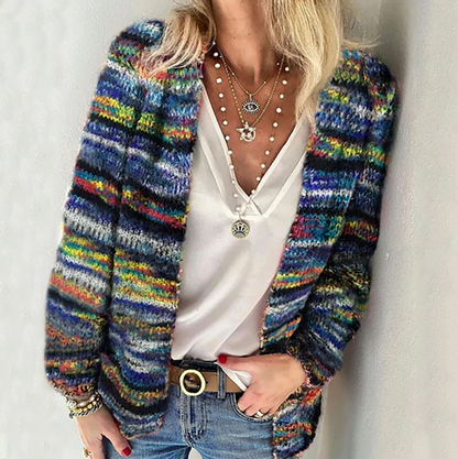 Colorful Soft Knit Cardigan