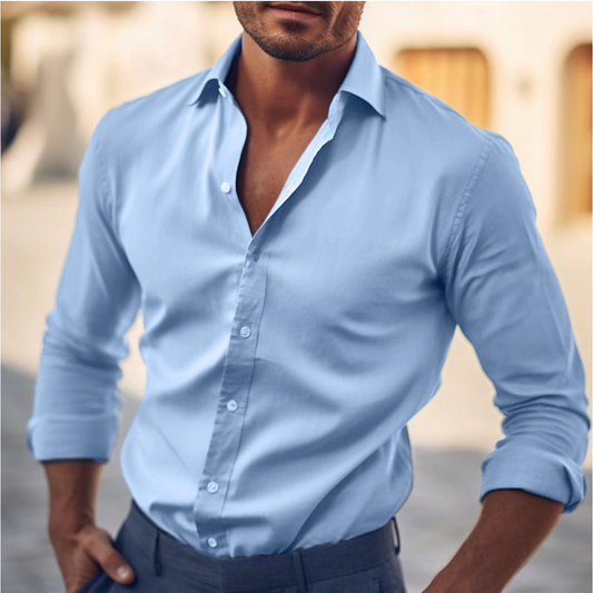 Men's Dress Shirt Cotton - VibreMode
