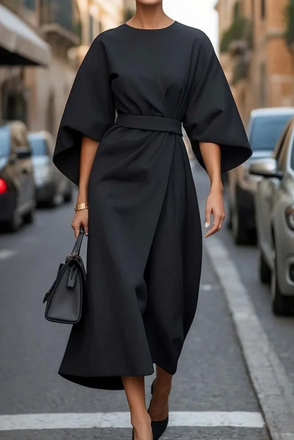 Elegant Ladies Casual Waist Dress