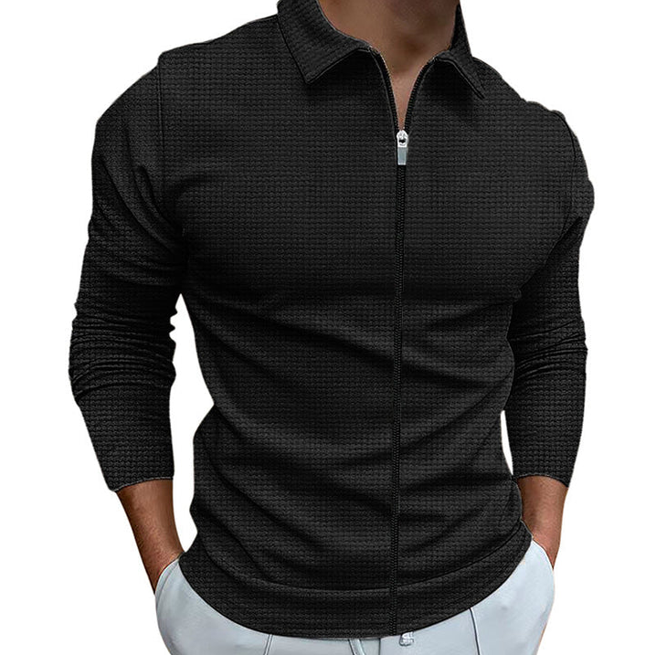 Jeremy Men's Zip-Up Shirt Comfortable