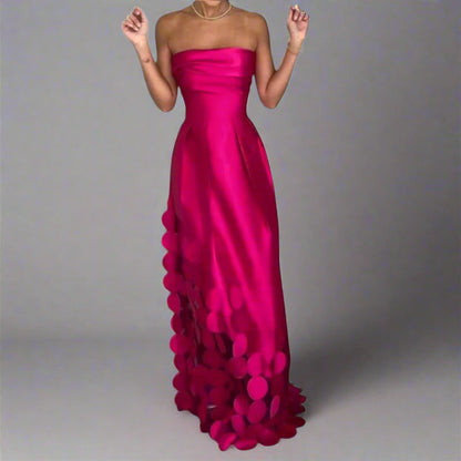 Elegant Women's Long Dress for All Occasions - VibreMode