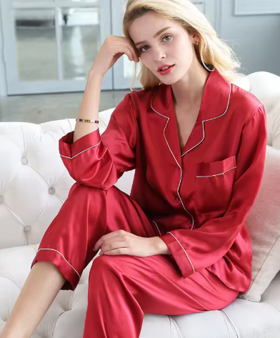 Soft Silk Pajama Set - Relaxing Nightwear