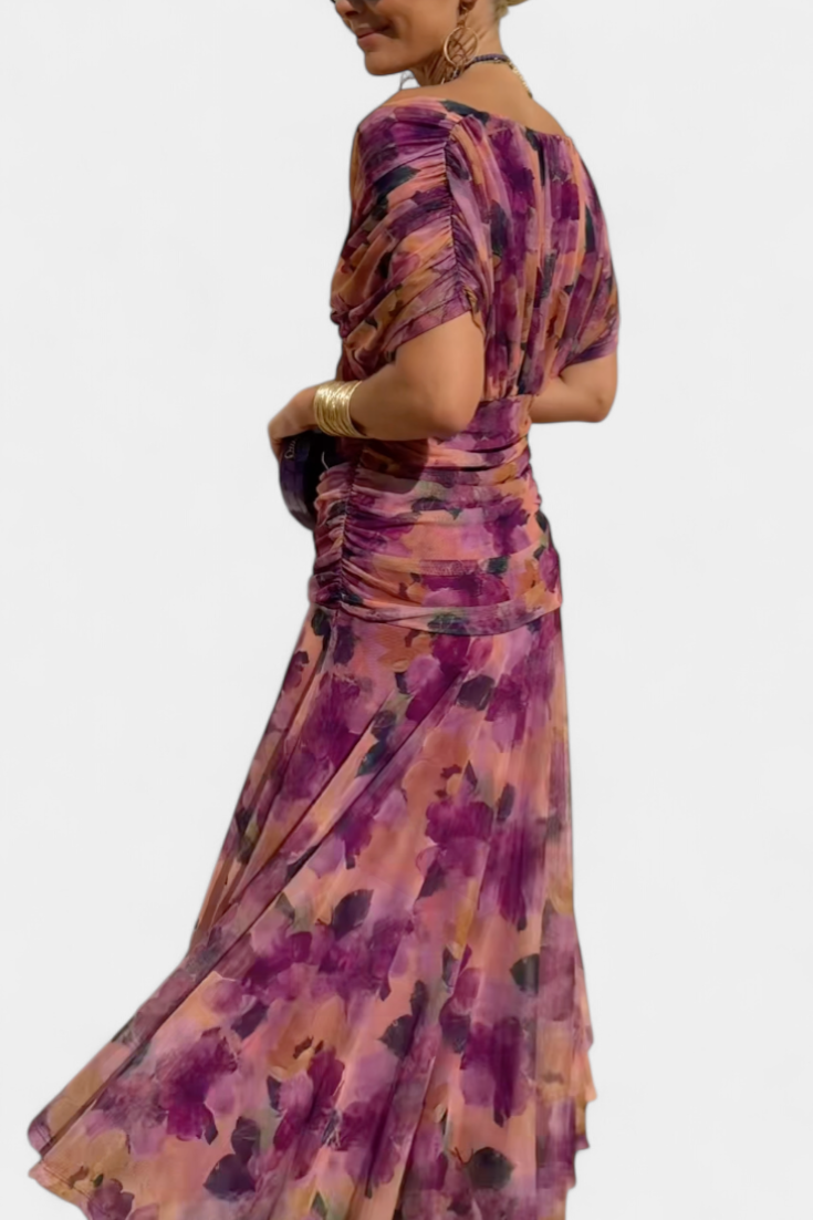 Boho Chic Flowy Long Dress