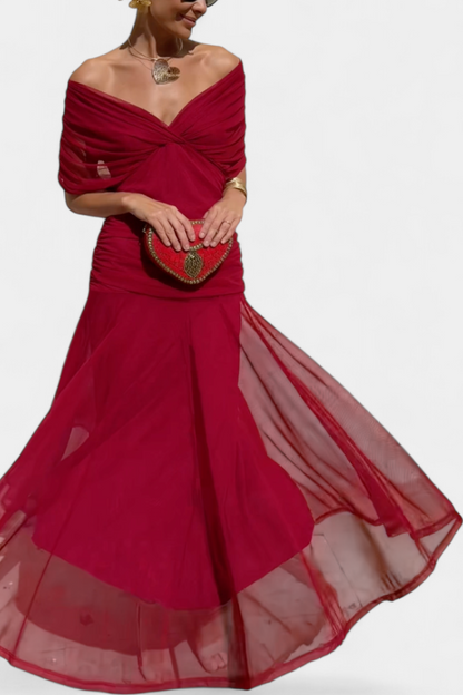 Boho Chic Flowy Long Dress