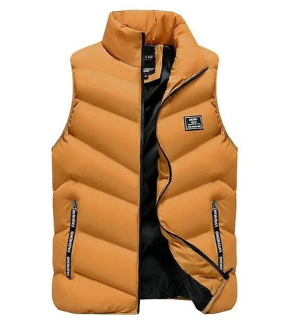 Warm Men's Quilted Puffer Vest Jacket