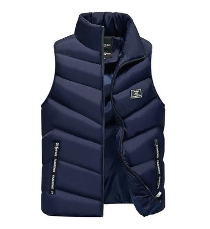 Warm Men's Quilted Puffer Vest Jacket