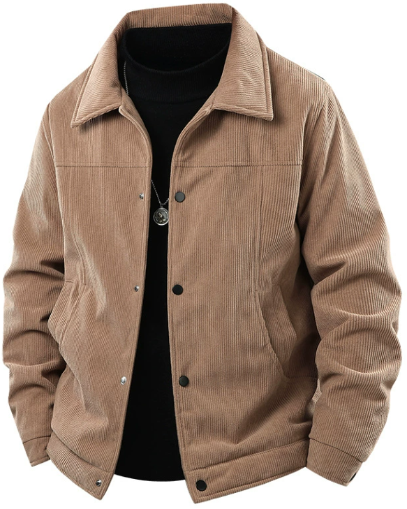 Beige Suede Trucker Jacket - VibreMode