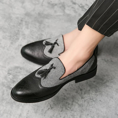 Men's Leather Tassel Loafers