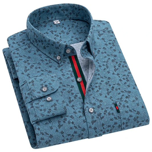 Mens Button Up Work Shirt - VibreMode