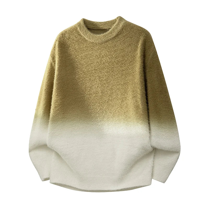 Colorful Ombre Knit Sweater