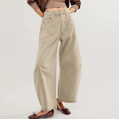 Women's High-Rise Distressed Jeans