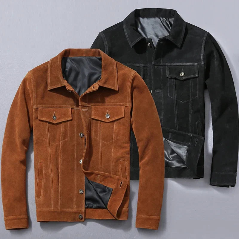 Soft Suede Leather Jacket
