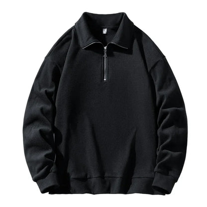 Warm Quarter Zip Fleece Sweater