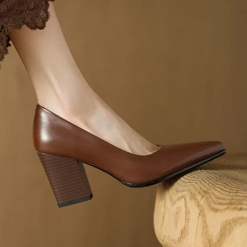 Elegant Women's High Heel Pumps Pointed Toe Office Shoes