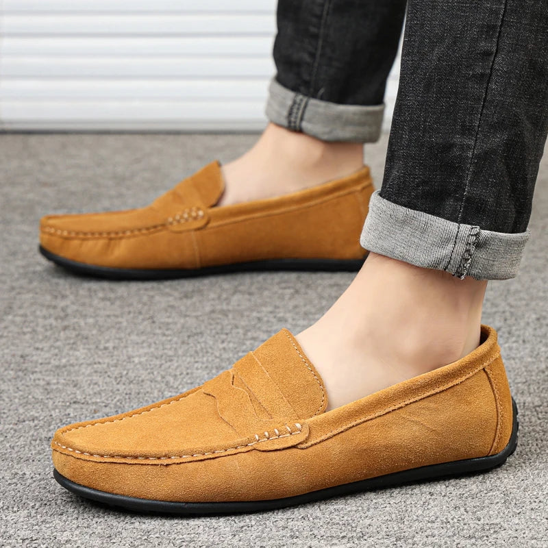 Luxury Soft Suede Slip On Shoes