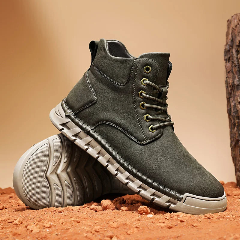 Rugged Mens Ankle Boots