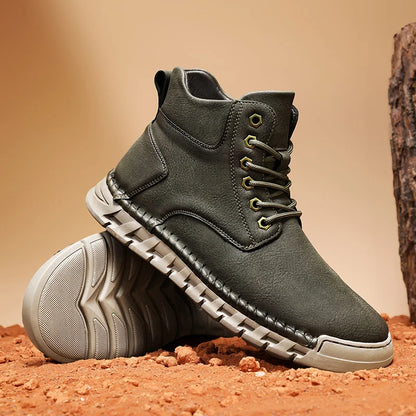 Rugged Mens Ankle Boots