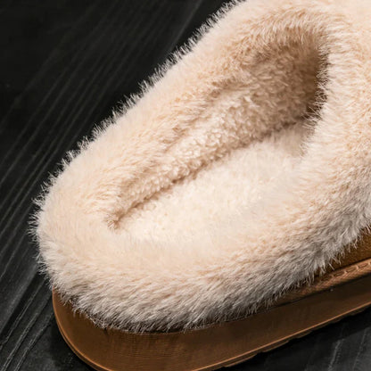 Women's Plush Slippers Warm Lining Non-Slip Sole