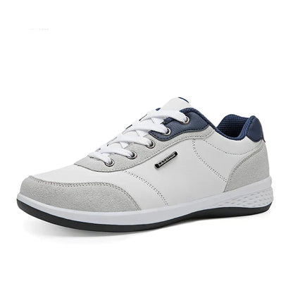 Men's Lace-Up Shoes Comfortable Contrast Panel Design