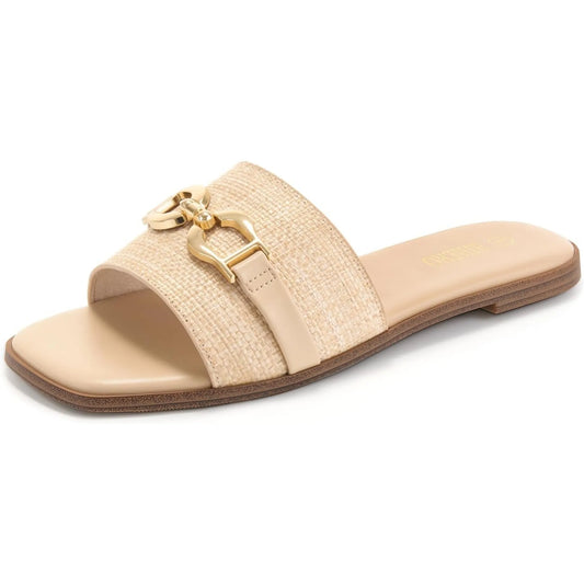 Comfortable Women's Strap Buckle Sandals - VibreMode