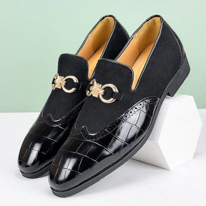 Real Leather Slip On Shoes