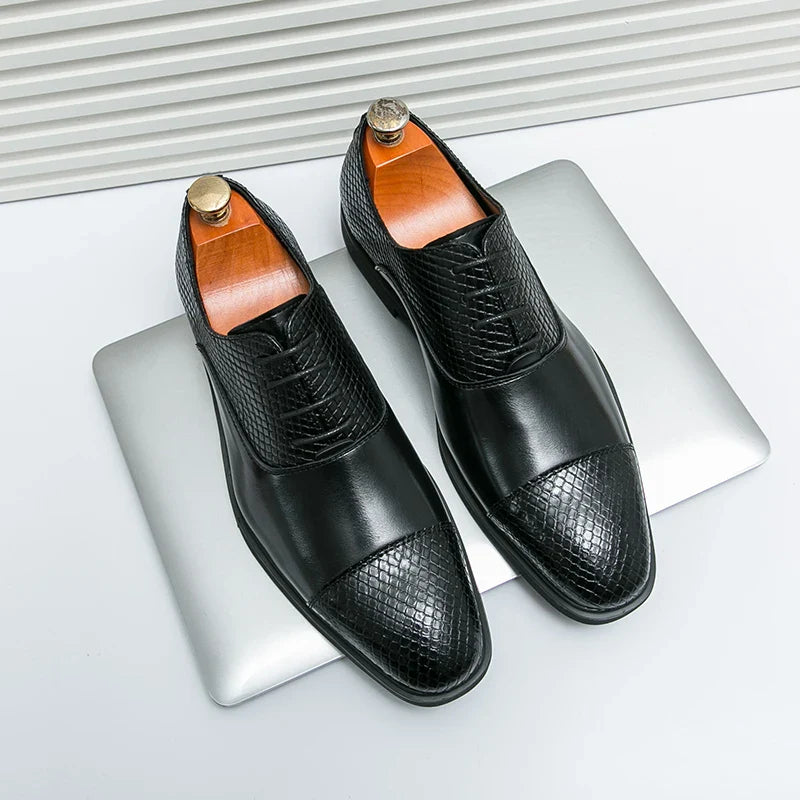 Authentic Luxury Leather Brogue Shoes