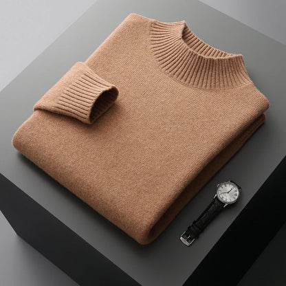 Selviano Men's Wool Pullover Sweater