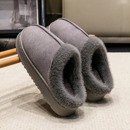 Women's Plush Slippers Warm Lining Non-Slip Sole