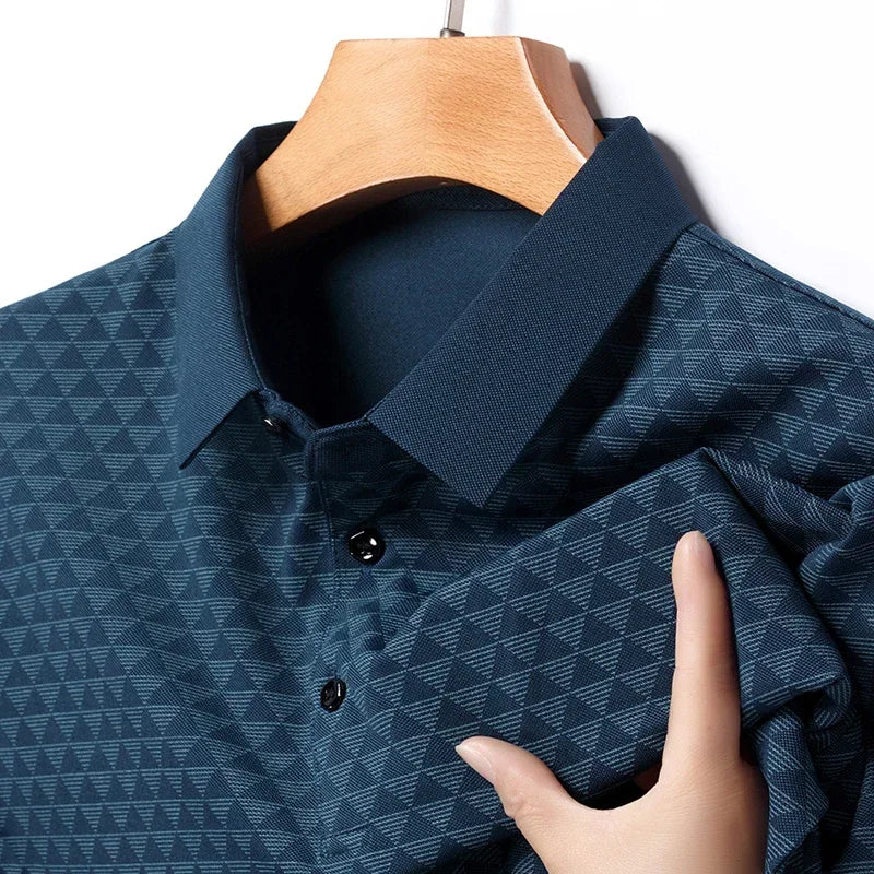 Cool Textured Golf Shirt - VibreMode