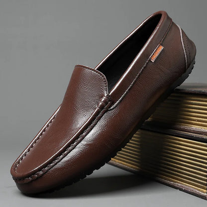 Monatro Men's Leather Loafers Comfortable