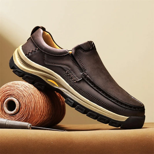 Authentic Premium Leather Slip On Shoe - VibreMode