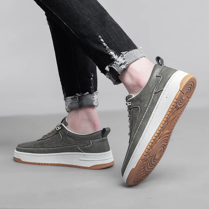 Authentic Premium Leather Trainer Shoes