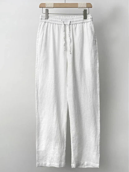 Casual Comfortable Elastic Waist Trousers