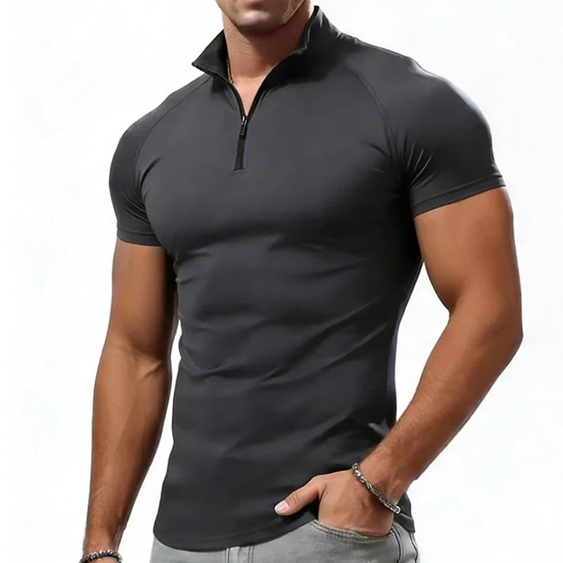 Nolan Mens Compression Half Zip Shirt