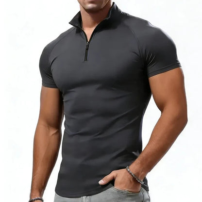 Nolan Mens Compression Half Zip Shirt