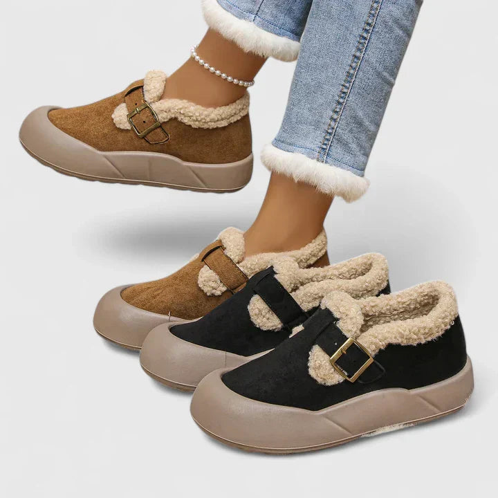 Comfortable Women's Spring Buckle Loafers Shoes