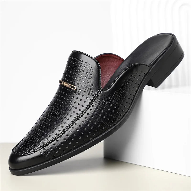 Lucas Men's Genuine Leather Mules