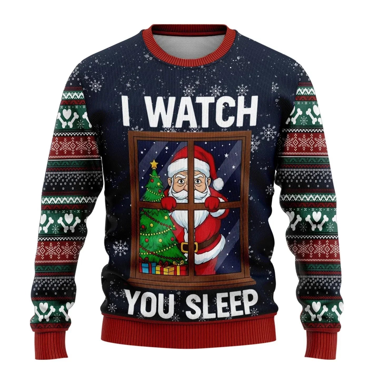 Men's Casual Graphic Spring Sweater
