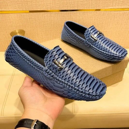 Classic Genuine Leather Slip Ons - VibreMode