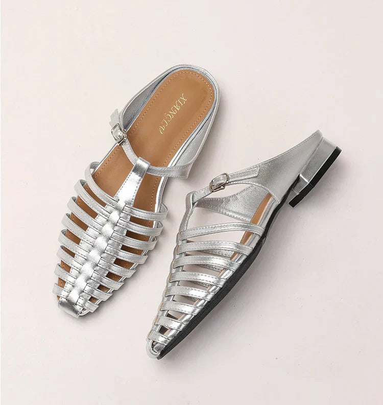 Women's Buckle Flats