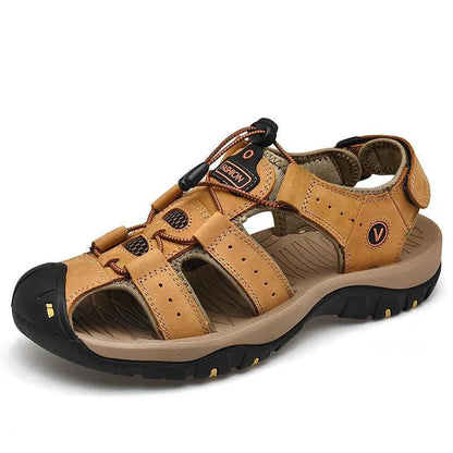 Men's Closed Toe Sandals Adjustable Strap