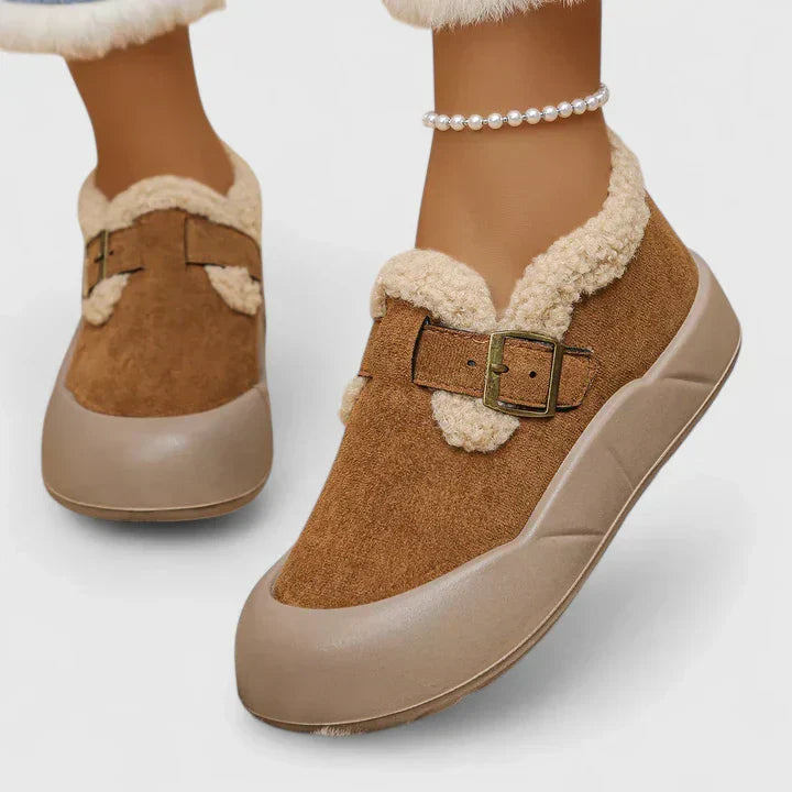 Comfortable Women's Spring Buckle Loafers Shoes