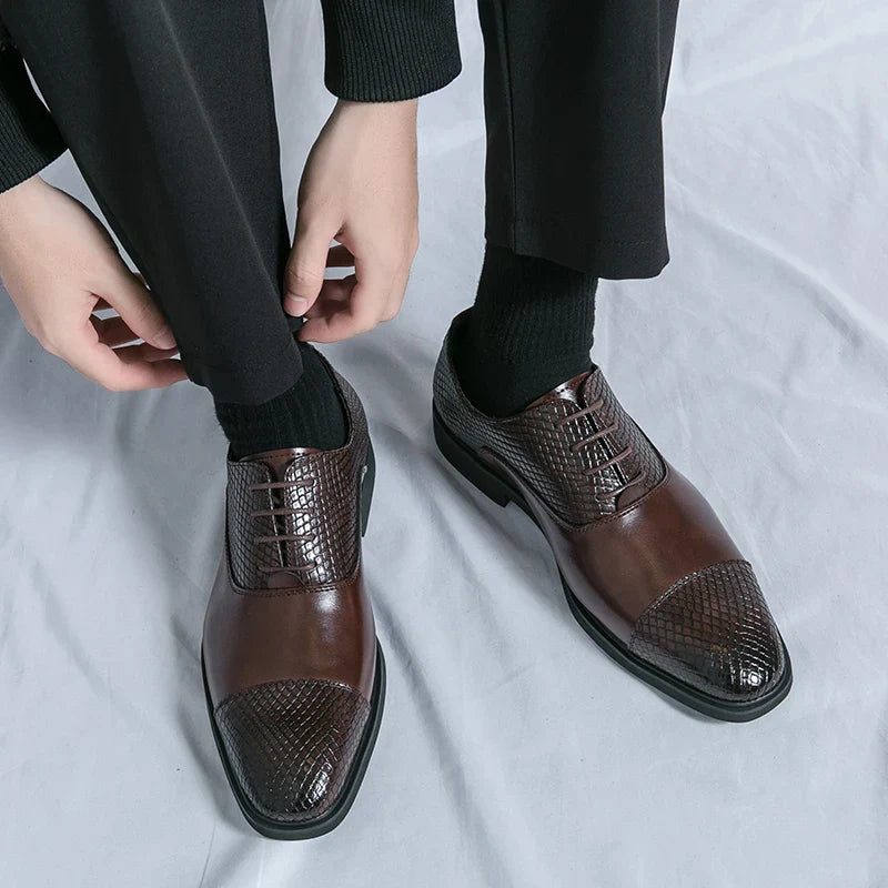Authentic Luxury Leather Brogue Shoes